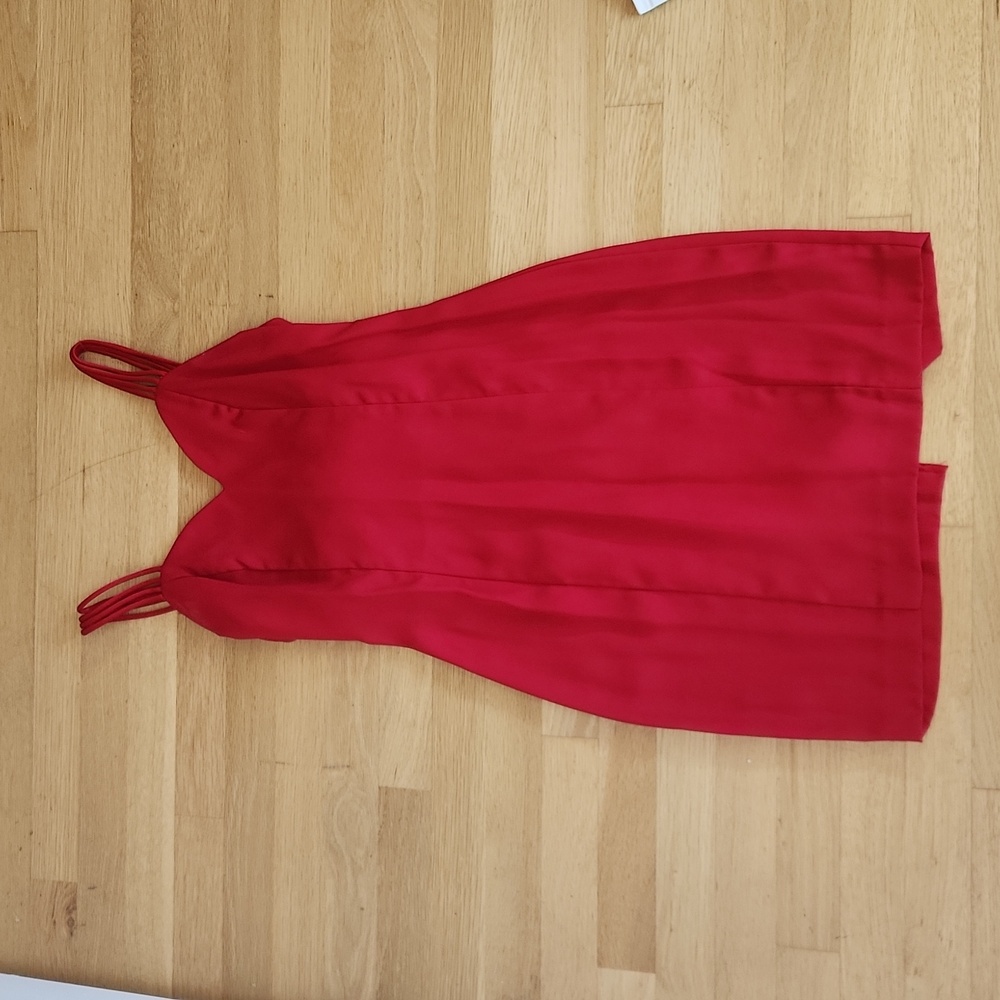 Vintage red cocktail dress